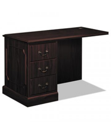 94000 Series "l" Workstation Left Return, 48w X 24d X 29-1/2h, Mahogany