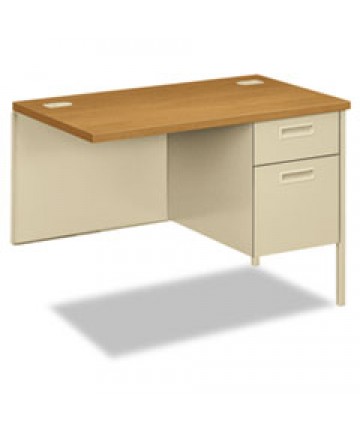 Metro Classic Series Workstation Return, Right, 42w X 24d, Harvest/putty