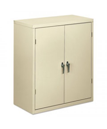ASSEMBLED STORAGE CABINET, 36W X 18 1/8D X 41 3/4H, PUTTY