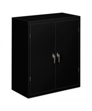 ASSEMBLED STORAGE CABINET, 36W X 18 1/8D X 41 3/4H, BLACK