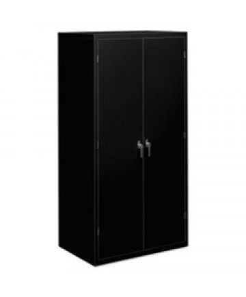 ASSEMBLED STORAGE CABINET, 36W X 24 1/4D X 71 3/4H, BLACK