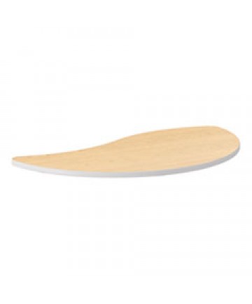 BUILD WISP SHAPE TABLE TOP, 54W X 30D, NATURAL MAPLE