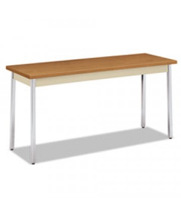 Utility Table, Rectangular, 60w X 20d X 29h, Harvest/putty