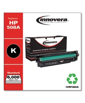 REMANUFACTURED BLACK TONER, REPLACEMENT FOR HP 508A (CF360A), 6,000 PAGE-YIELD