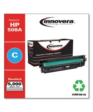 REMANUFACTURED CYAN TONER, REPLACEMENT FOR HP 508A (CF361A), 5,000 PAGE-YIELD