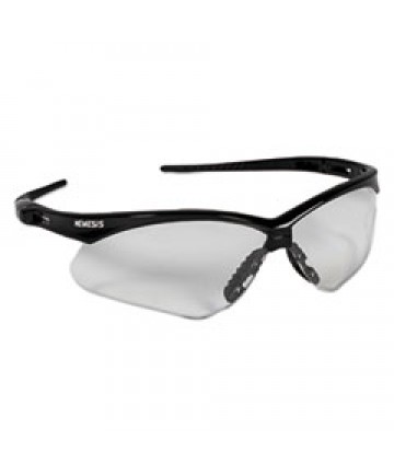 Nemesis Safety Glasses, Red Frame, Smoke Lens