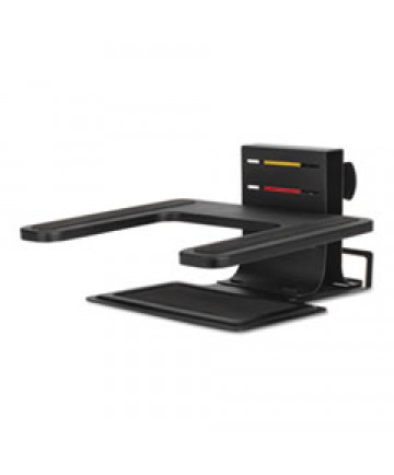 ADJUSTABLE LAPTOP STAND, 10" X 12.5" X 3" TO 7", BLACK, SUPPORTS 7 LBS