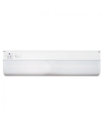 UNDER-CABINET FLUORESCENT FIXTURE, STEEL, 18.25"W X 4"D X 1.63"H, WHITE