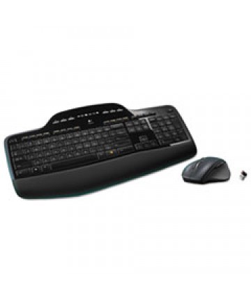 MK710 WIRELESS KEYBOARD + MOUSE COMBO, 2.4 GHZ FREQUENCY/30 FT WIRELESS RANGE, BLACK