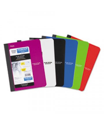 COMPOSITION BOOK, MEDIUM/COLLEGE RULE, ASSORTED COVER COLORS, 9.75 X 7.5, 100 SHEETS