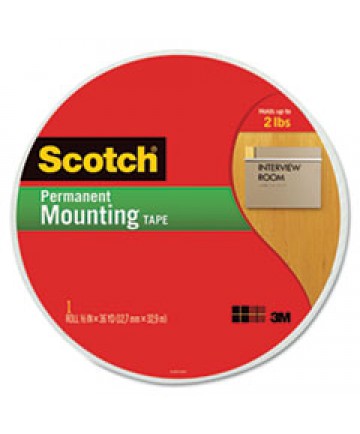 Foam Mounting Tape, 3/4" Wide X 1368" Long
