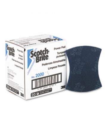 Power Pad, Blue, 3 9/10 X 5 1/2, 20/carton