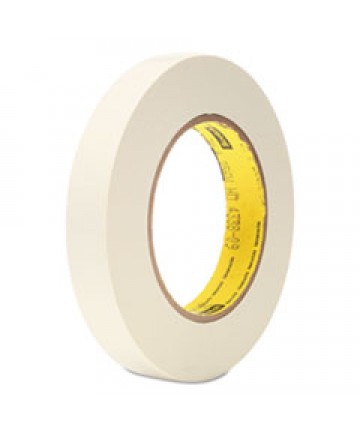 PRINTABLE FLATBACK PAPER TAPE, 3" CORE, 0.75" X 60 YDS, WHITE