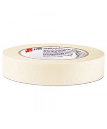 ECONOMY MASKING TAPE, 3" CORE, 0.7" X 60.1 YDS, TAN
