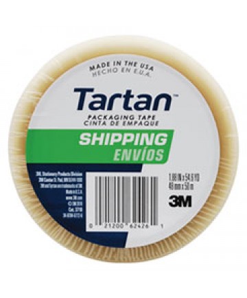 STORAGE TAPE, 3" CORE, 1.88" X 54.6 YDS, CLEAR, 6/PACK