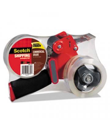 STORAGE TAPE WITH DISPENSER, 3" CORE, 1.88" X 38.2 YDS, CLEAR, 4/PACK
