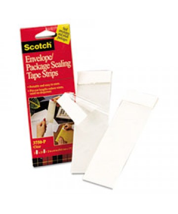 3750 COMMERCIAL GRADE PACKAGING TAPE WITH DISPENSER, 3" CORE, 1.88" X 54.6 YDS, CLEAR, 4/PACK