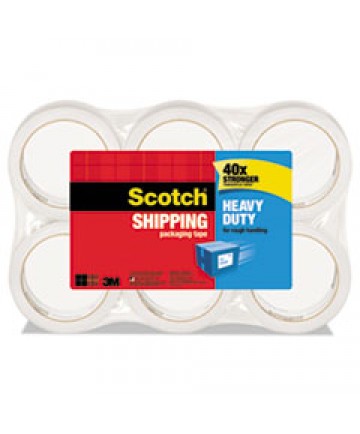 3850 HEAVY-DUTY PACKAGING TAPE CABINET PACK, 3" CORE, 1.88" X 54.6 YDS, CLEAR, 18/PACK