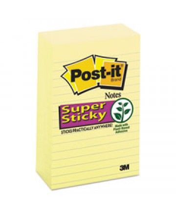 Canary Yellow Note Pads, Lined, 4 X 6, 90-Sheet, 5/pack