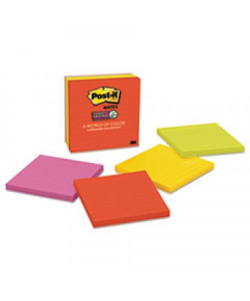 Page Flag Markers, Assorted Brights, 50 Strips/pad, 4 Pads/pack
