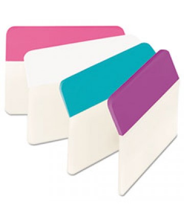 Tabs, 1/5-Cut Tabs, Assorted Colors, 2" Wide, 24/Pack