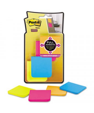 NOTE AND FLAG DISPENSER, 3 X 3 CANARY NOTES AND ASSORTED FLAGS, BLACK/CLEAR