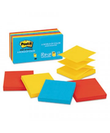 Pop-Up 3 X 3 Note Refill, Rio De Janeiro, 90 Notes/pad, 10 Pads/pack