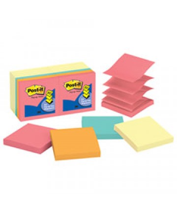 Original Pop-Up Refill, 3 X 3, Assorted Marseille Colors, 100-Sheet, 12/pack