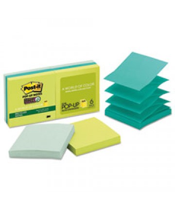 Original Pop-Up Refill, 3 X 3, Assorted Jaipur Colors, 100-Sheet, 18/pack