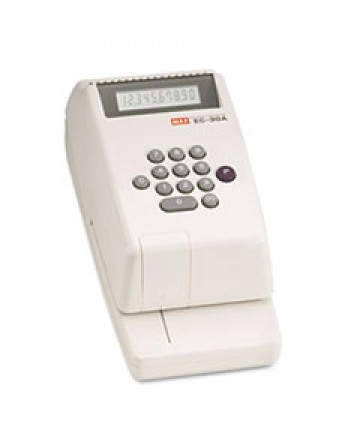 Electronic Checkwriter, 10-Digit, 4-3/8 X 9-1/8 X 3-3/4