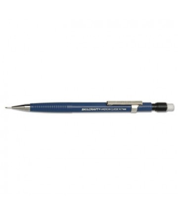 American Classic Mechanical Pencil, 0.7 mm, HB (#2.5), Black Lead, Blue Barrel, Dozen