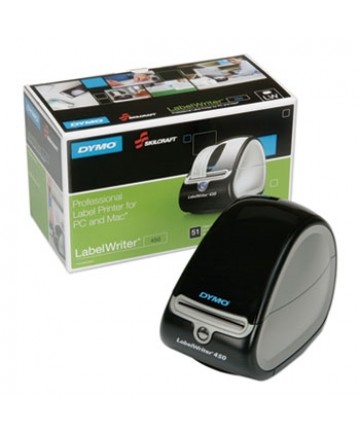 7490016576126, DYMO/SKILCRAFT LABELWRITER 450 DESKTOP LABEL PRINTER, 51 LABELS/MIN PRINT SPEED, 6.5 X 10.6 X 5.6