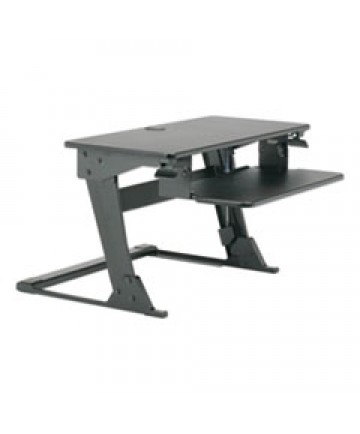 7110016810786 SKILCRAFT Desktop Sit-Stand Workstation, 35.4" x 23.2" x 6.2" to 20", Black