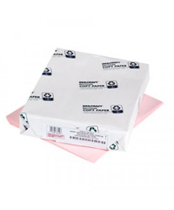 7530011500334 SKILCRAFT COLORED COPY PAPER, 20LB, 8.5 X 11, PINK, 500 SHEETS/REAM, 10 REAMS/CARTON