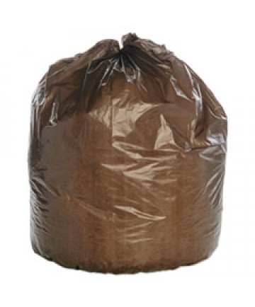 8105011839769, SKILCRAFT MAXIMUM PERFORMANCE TRASH CAN LINER, 33 GAL, 1.22 MIL, 33" X 39", BROWN, 125/BOX