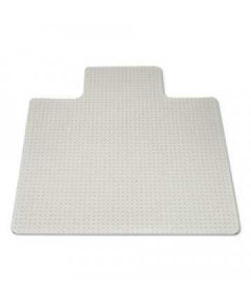 7220013053062, SKILCRAFT HEAVY-DUTY CHAIR MAT, PLUSH-TO-HIGH PILE CARPET, 45 X 53, CLEAR