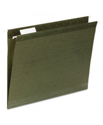 7530013649497 SKILCRAFT HANGING FILE FOLDER, LETTER SIZE, 1/3-CUT TAB, GREEN, 25/BOX