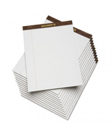 7530013723108 SKILCRAFT LEGAL PADS, WIDE/LEGAL RULE, 8.5 X 11.75, WHITE, 50 SHEETS, DOZEN