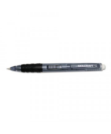 7520013861581 SKILCRAFT SIDE-ACTION MECHANICAL PENCIL, 0.5 MM, HB (#2.5), BLACK LEAD, BLUE BARREL, 6/BOX