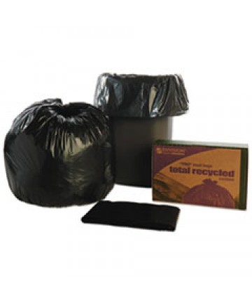 8105013862323, SKILCRAFT RECYCLED CONTENT TRASH CAN LINERS, 33 GAL, 1.5 MIL, 33" X 40", BLACK/BROWN, 100/BOX