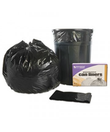 8105013862329, SKILCRAFT RECYCLED CONTENT TRASH CAN LINERS, 45 GAL, 1.5 MIL, 40" X 48", BLACK/BROWN, 100/CARTON