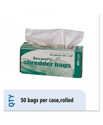 8105013994793, HEAVY-DUTY SHREDDER BAGS, 39 GAL CAPACITY, 50/BX