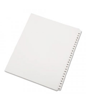 7530014072248 SKILCRAFT TABLE OF CONTENTS INDEXES, 26-TAB, 26 TO 50, 14 X 8.5, WHITE, 1 SET