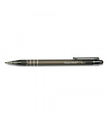 7520014220314 SKILCRAFT CLEAN CLICK RETRACTABLE BALLPOINT PEN, 1MM, BLACK INK/BARREL, DOZEN