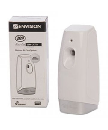 4510014264187, SKILCRAFT, ZEP METER MIST 3000 ODOR CONTROL DISPENSER, 3.25"X 3.63" X 10.5", WHITE