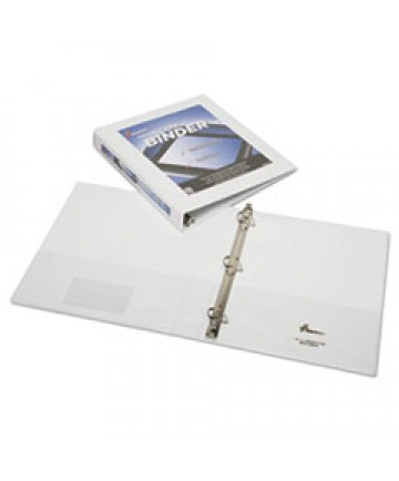 7510014621386 SKILCRAFT FRAMED SLANT-D RING VIEW BINDER, 3 RINGS, 1" CAPACITY, 11 X 8.5, WHITE