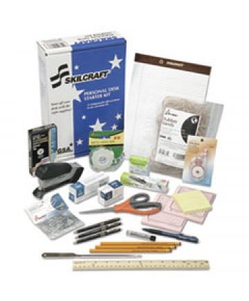 7520014936006 SKILCRAFT EMPLOYEE START-UP OFFICE KIT, 21 ITEMS-15 REQUIRED JWOD ITEMS