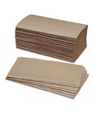 8540014940911, SKILCRAFT, FOLDED PAPER TOWELS, KRAFT, 9.25W, 250/BUNDLE, 16 BUNDLES/BOX