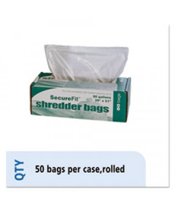 8105015574976, HEAVY-DUTY SHREDDER BAGS, 50 GAL CAPACITY, 50/BX