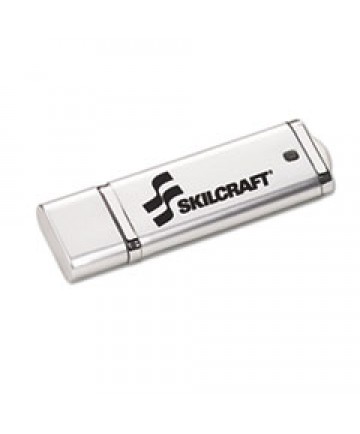 7045015584987, SKILCRAFT ULTRA-SLIM FLASH DRIVE, 4 GB, SILVER